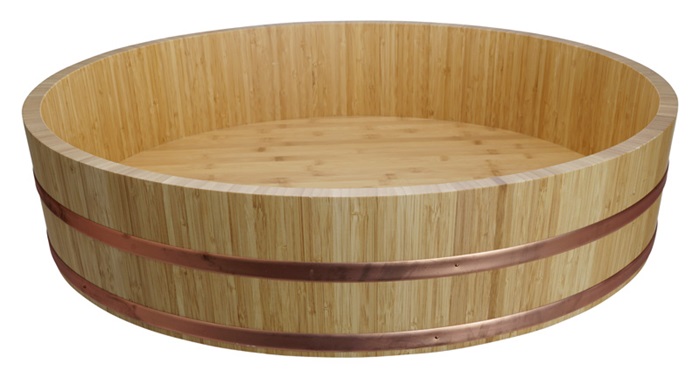 Bamboo Sushi Hangiri 72 x 16 cm Bamboo Sushi Hangiri 72 x 16 cm