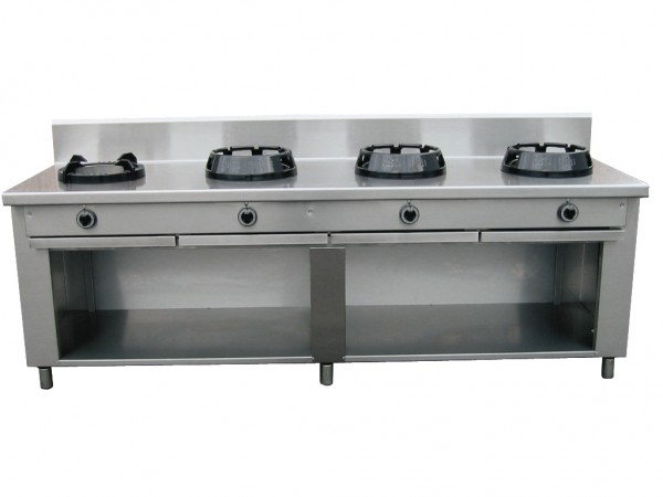 China-Herd 4-flammig 4 x 14kW