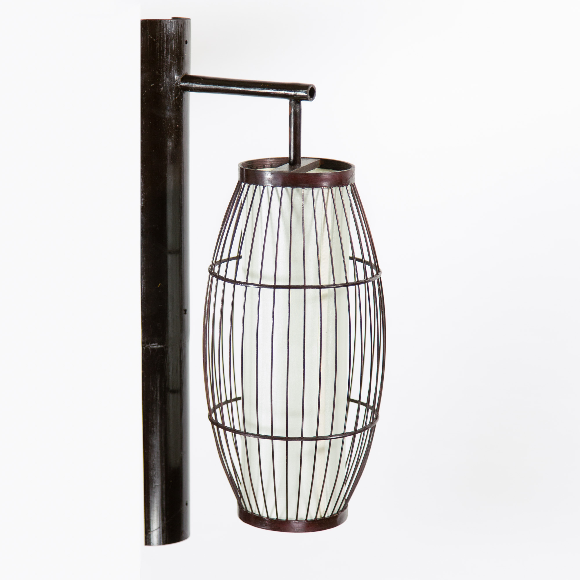 Bambus Wandlampe