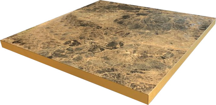 Tischplatte Marmoroptik 75 x 75 cm