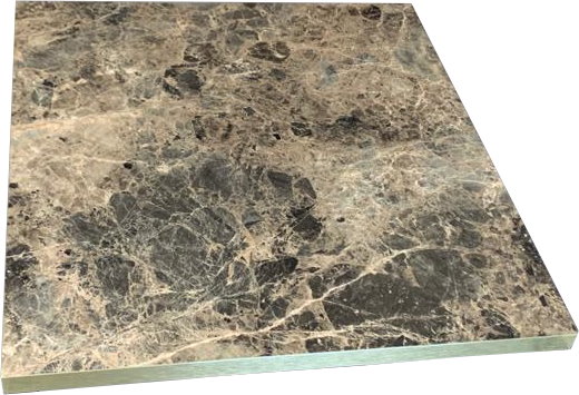Tischplatte Marmoroptik 75 x 75 cm
